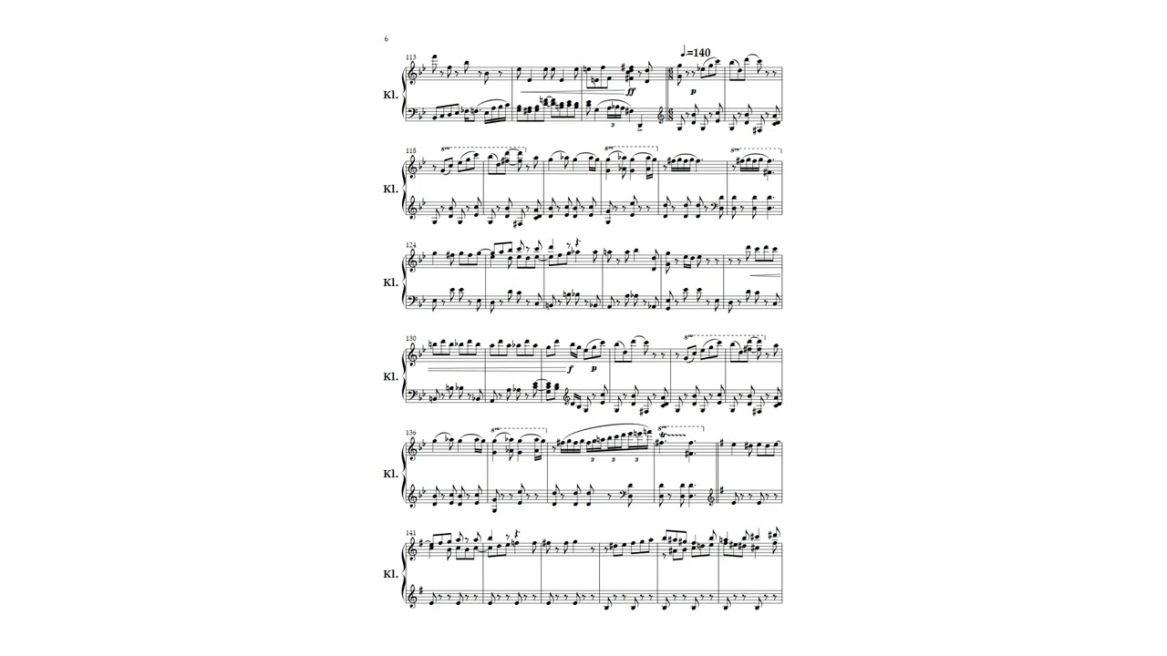 Canonic Pictures for Piano / Original Composition O.C.80 / Severus Gräber