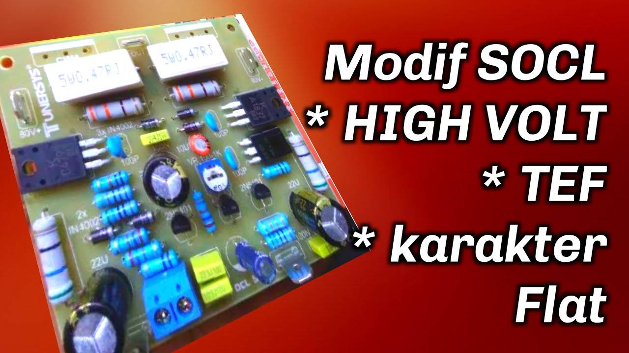 Modif SOCL 504 !! HIGH VOLT !! TEF !! karakter flat