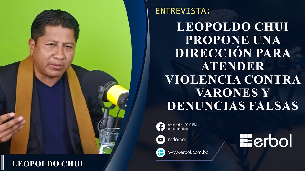 Leopoldo Chui propone una dirección para atender violencia contra varones y denuncias falsas