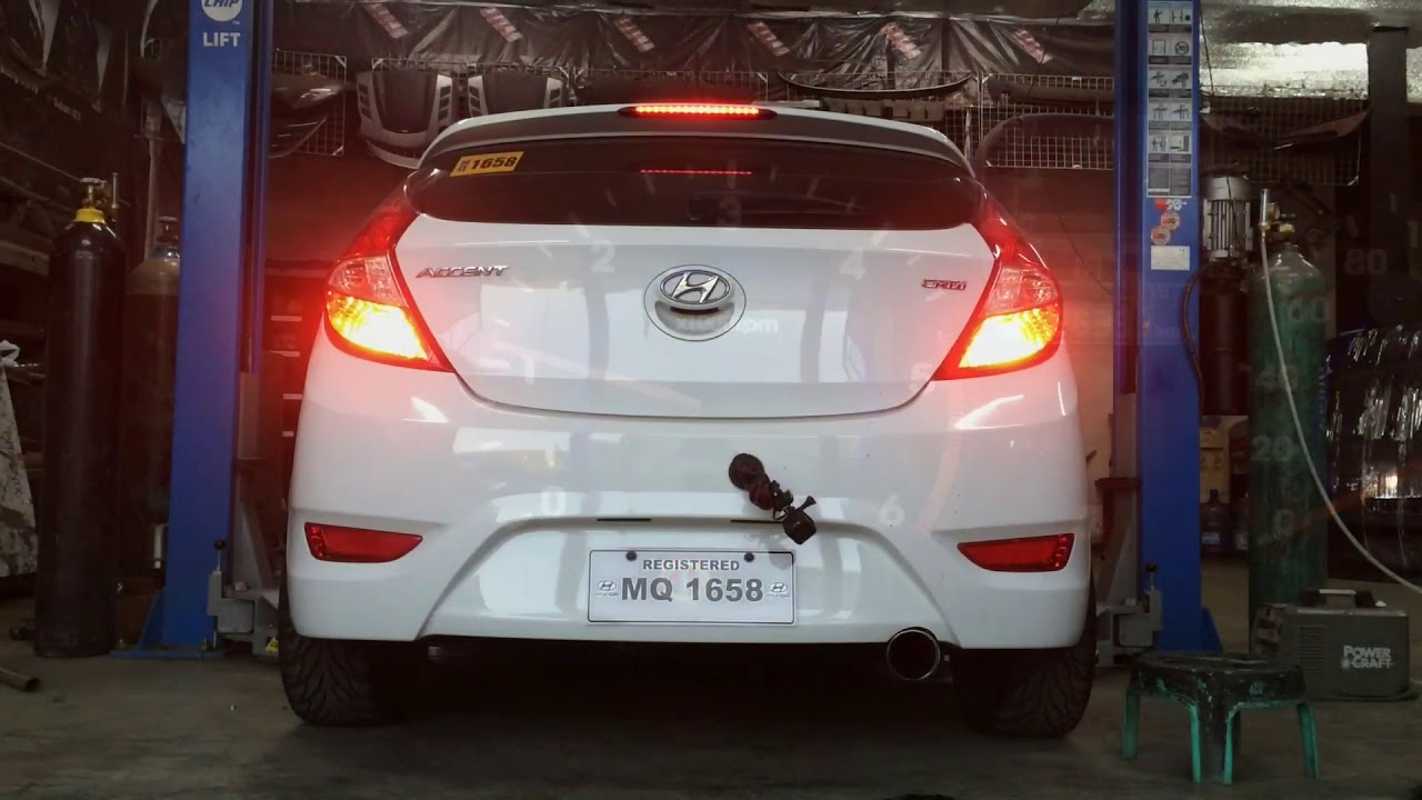 2016 Hyundai Accent turboback volume control air intake
