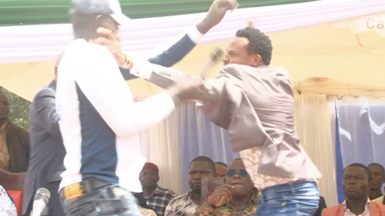DRAMA IN KAKAMEGA AS MP SALASYA CLASHES BADLY WITH KAKAMEGA LEADERS OVER MUMIAS COMPANY