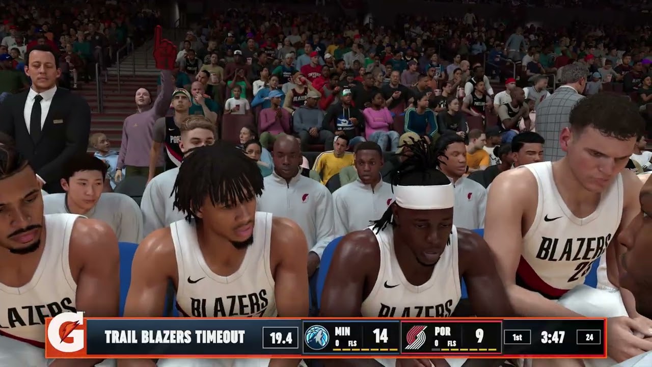 NBA 2K26 Gameplay: Minnesota Timberwolves vs Portland Trail Blazers - (Xbox Series X) [4K60FPS]