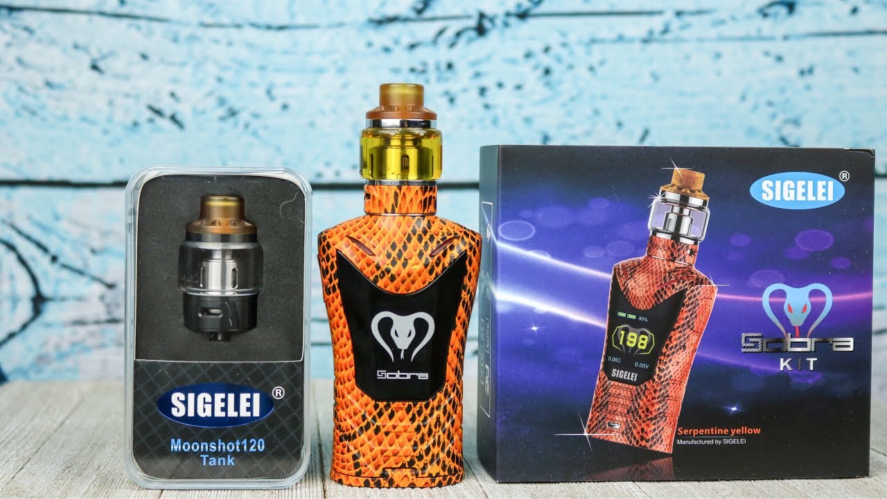 Обзор Sigelei Sobra Mod с набором танков MoonShot 120
