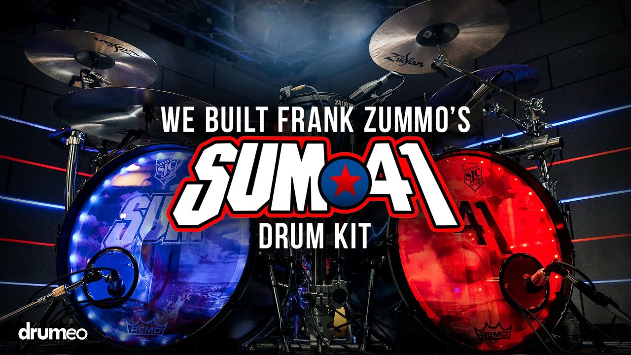 We Built Frank Zummo's Sum 41 Drum Kit