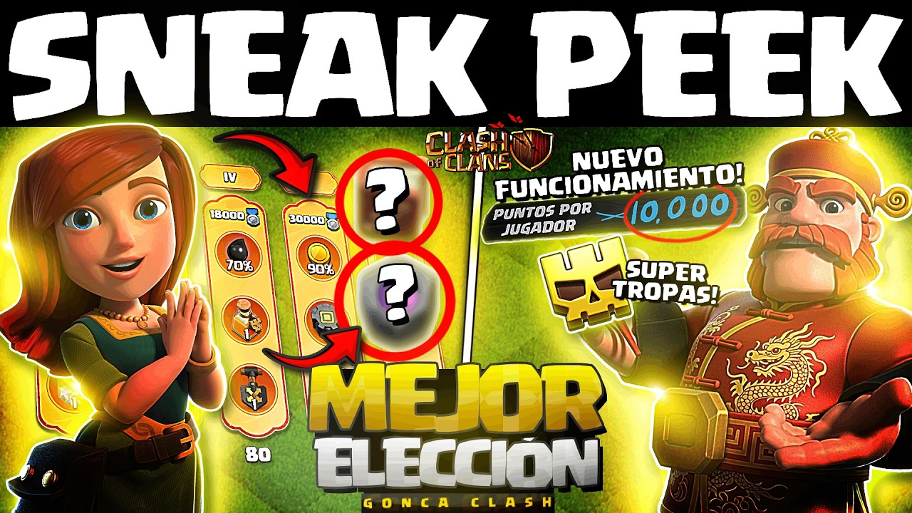 🚨 SNEAK PEEK: CONFIRMADO el CAMBIO de JUEGOS DEL CLAN + TRUCOS EVENTO SUPER TROPAS | Clash of Clans