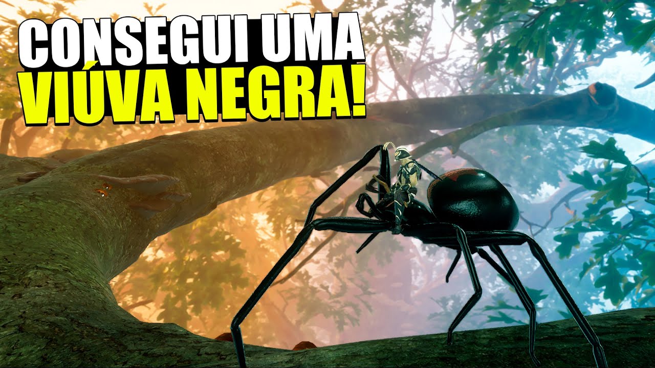 CONSEGUI! TEMOS UMA VIÚVA-NEGRA! | Smalland Survival the Wild