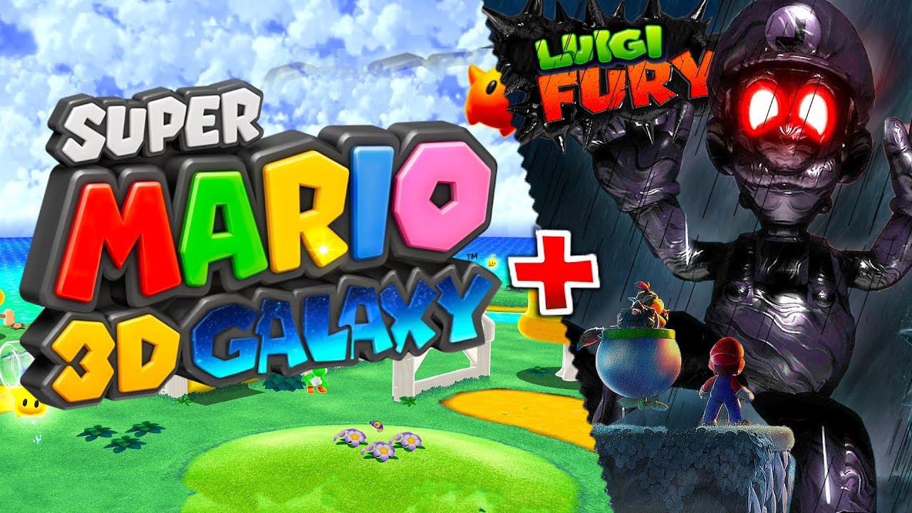 Supr Mario 3D Galaxy + Luigi's Fury - Full Games Walkthrough (HD)
