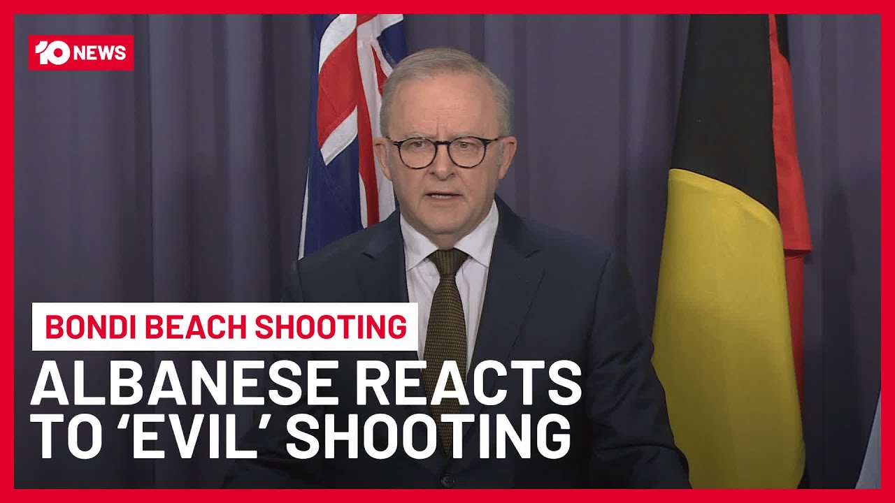 Prime Minister Anthony Albanese Responds To Shooting At Bondi Beach Hanukkah Celebration | 10 News