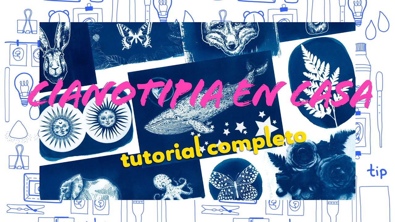 Impresiones Solares con la técnica de Cianotipia: kit y tutorial completo
