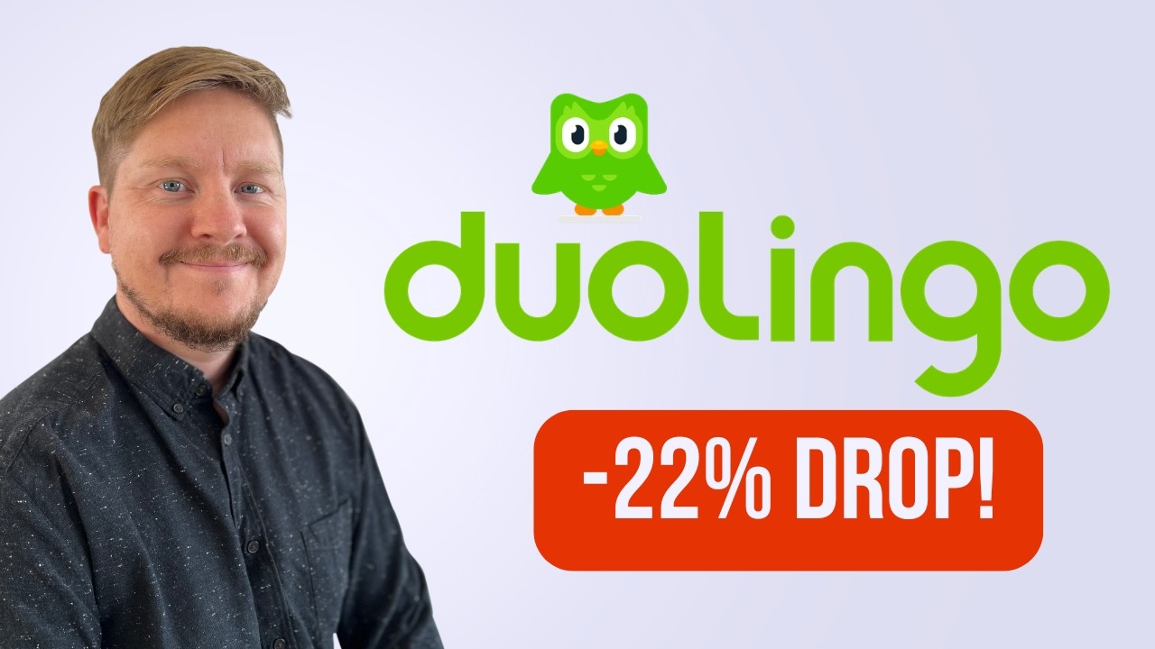 Акции Duolingo снова обвалились! 3-минутный анализ акций.