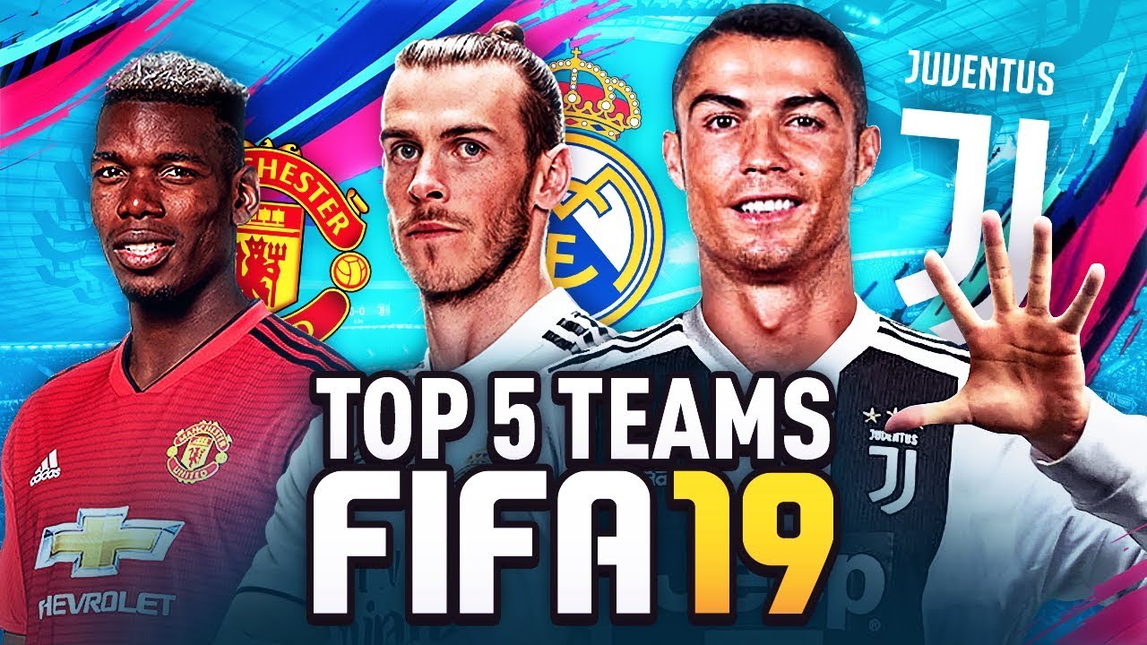 ТОП-5 ЛУЧШИХ КОМАНД В FIFA 19!