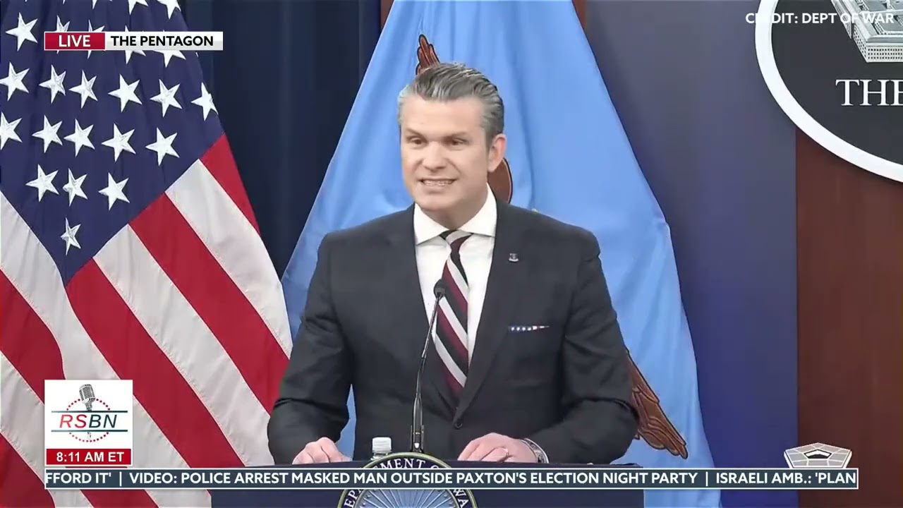 FULL EVENT: Secretary Hegseth and General Caine Gives Details on the Ongoing Operation - 03/04/26