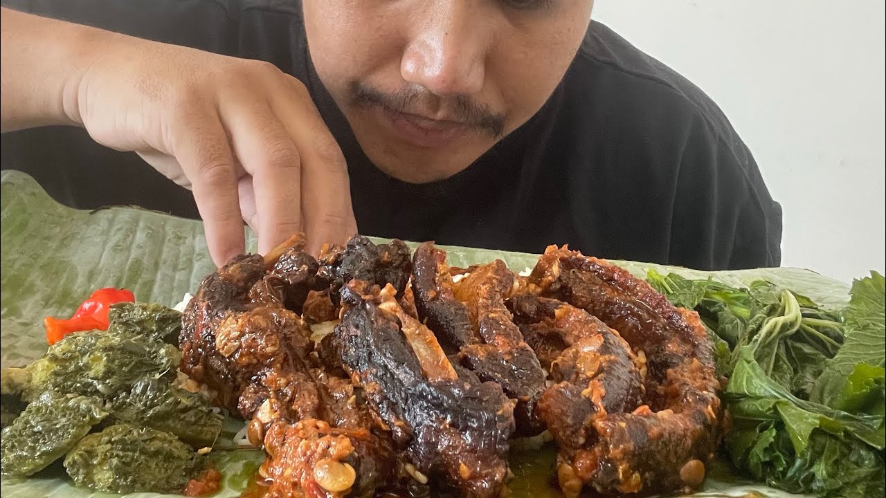Eating Smoked Pork With Axone Mukbang | Naga Mukbang | Naga Food | Naga Food Mukbang | Bite Of Naga 