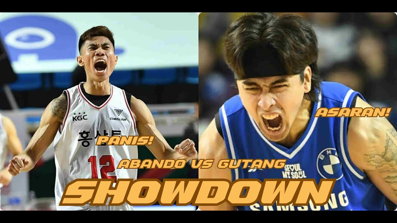 KBL: Abando vs Gutang, Pisikalan, Asaran! ANYANG JKJ Boosters vs Seoul Samsung Thunders HIGHLIGHTS🔥🔥