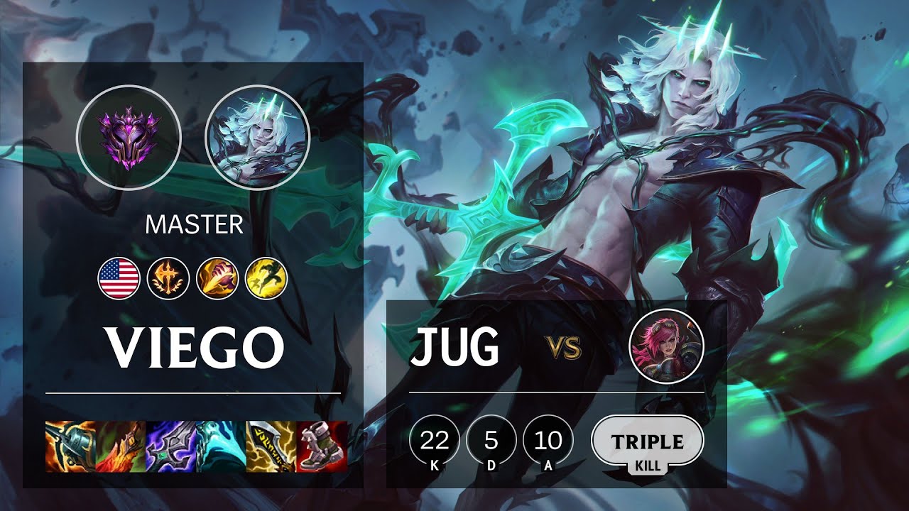 Viego Jungle vs Vi - NA Master Patch 11.22