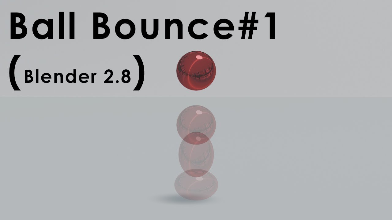 Blender Ball Bounce Aniamtion #1