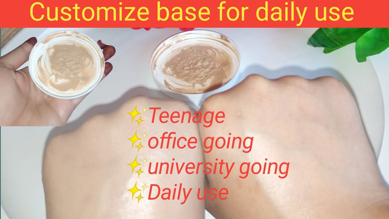 Customize base for daily use|costomize base bnany ka tareeqa 