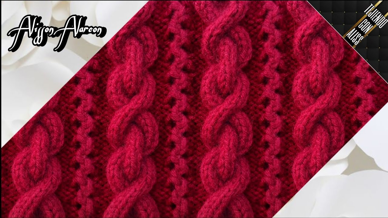 #596 - TEJIDO A DOS AGUJAS / knitting patterns / Alisson . A