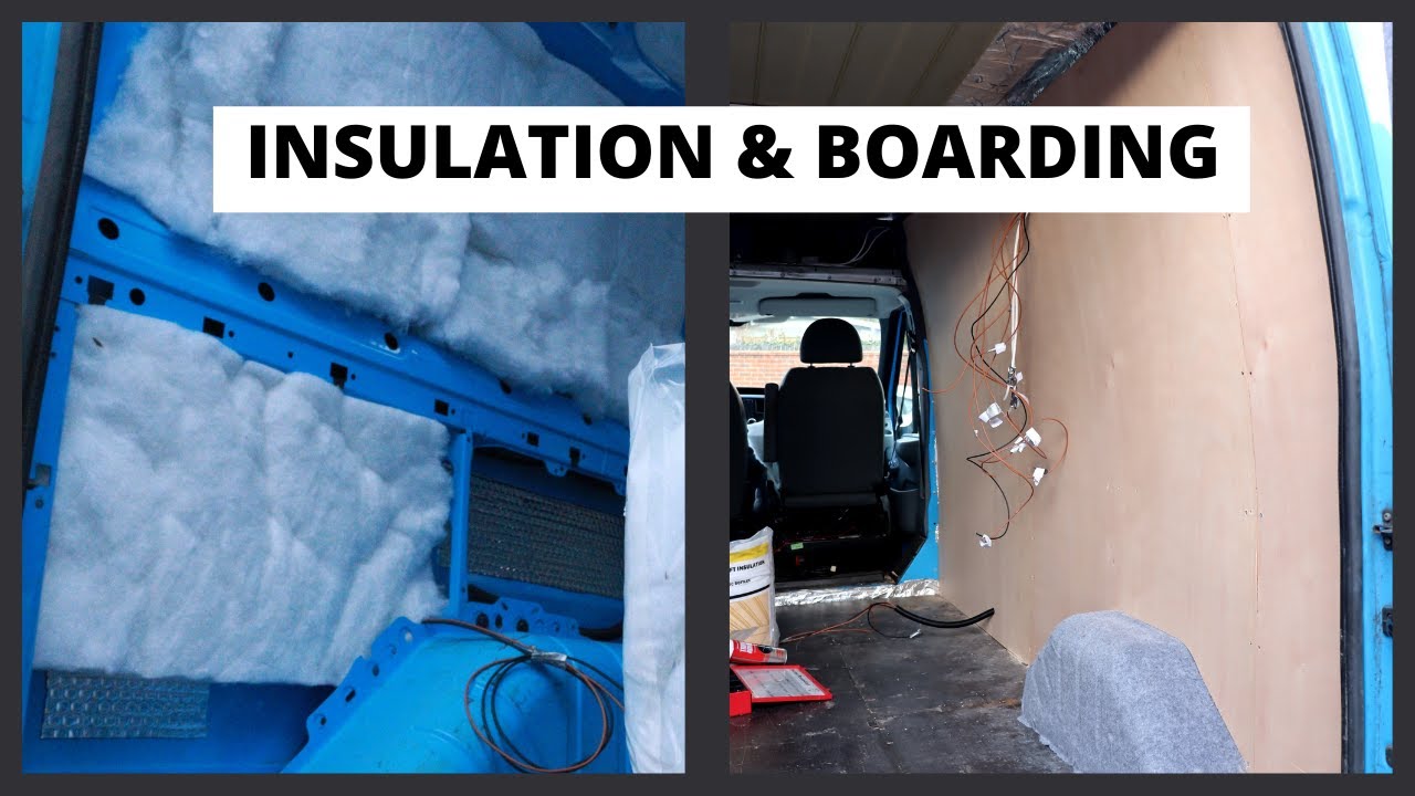 INSULATING and BOARDING the walls | Ford transit van conversion