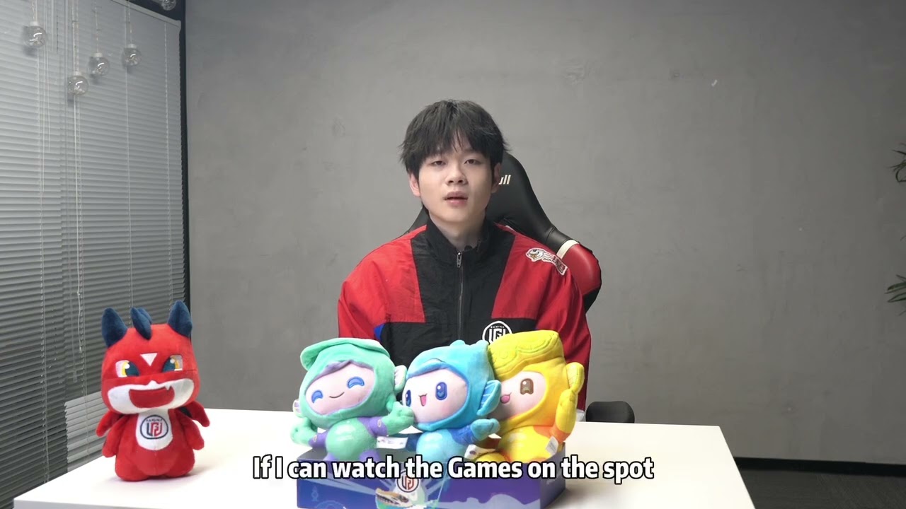 Athletes from the PUBG team of LGD sent their wishes to Hangzhou Asian Games (English Sub)