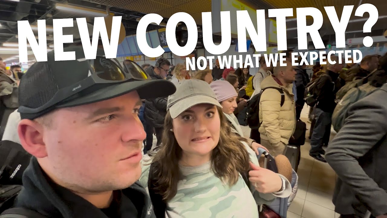 We left the country....
