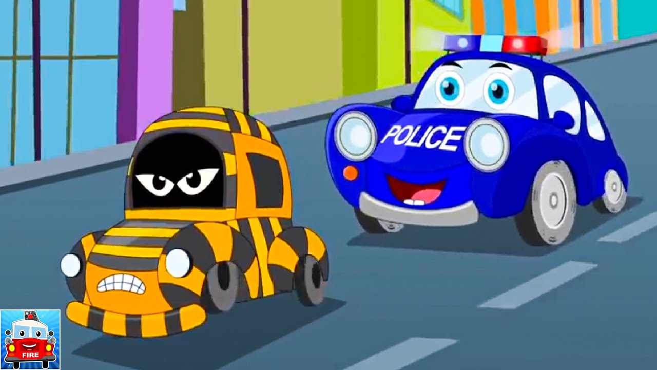 Police Car Song for Toddlers by Ralph And Rocky Cars