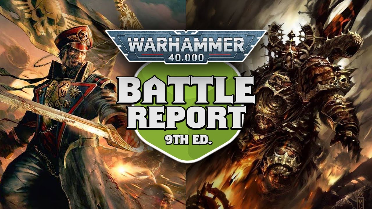 Tempestus Scions vs Chaos Space Marines Warhammer 40k 9th Edition Battle Report Ep 190