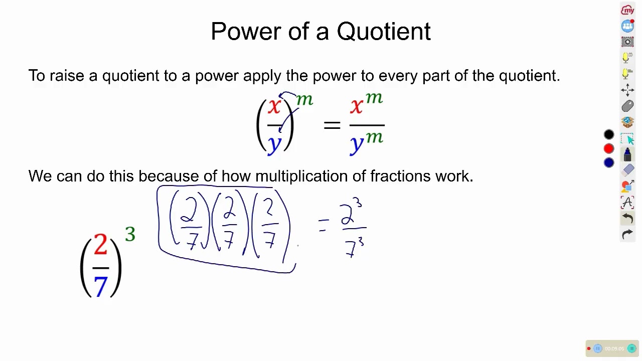 Math 10C - Exponents and Radicals Lesson 2 - Exponent Rules Review