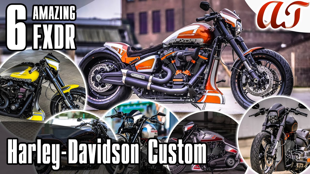 6 AMAZING Harley-Davidson FXDR Custom [4K] * A&T Design