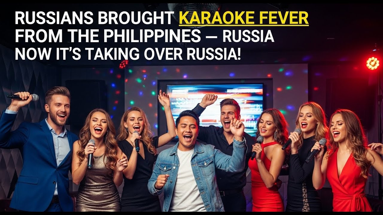 Русские привезли караоке-лихорадку с Филиппин — теперь она захватывает Россию!
