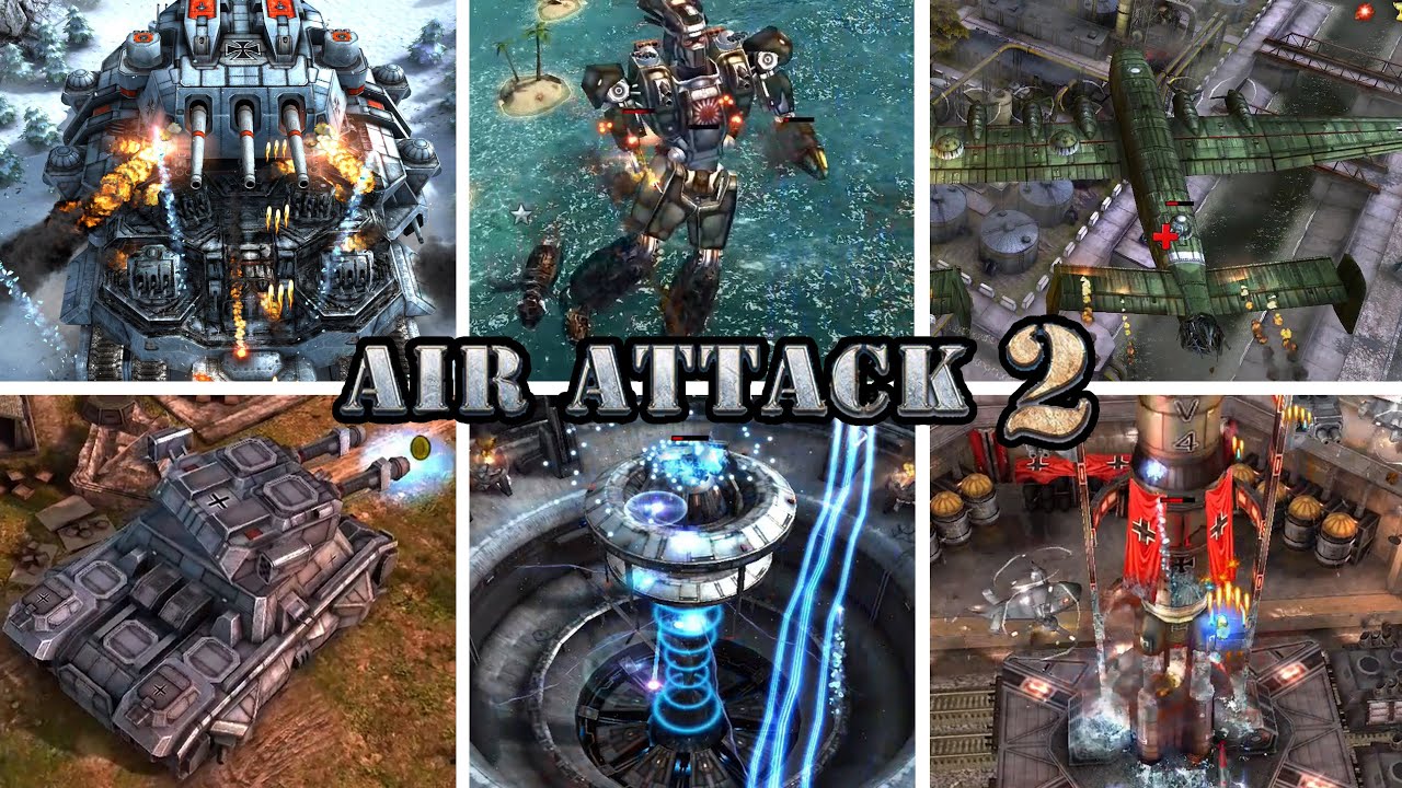 Air Attack 2 ALL BOSSES - Hard Difficulty [ NO DEATH ] Childhood Games💥✈️
