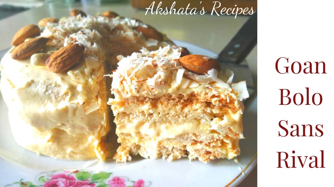 Goan Bolo Sans Rival Recipe|Goan Portuguese Dessert|Festive Delight|
