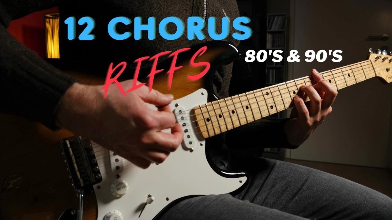 12 GUITAR CHORUS RIFFS (80's & 90's) - Feat. the Fulltone Choralflange Pedal