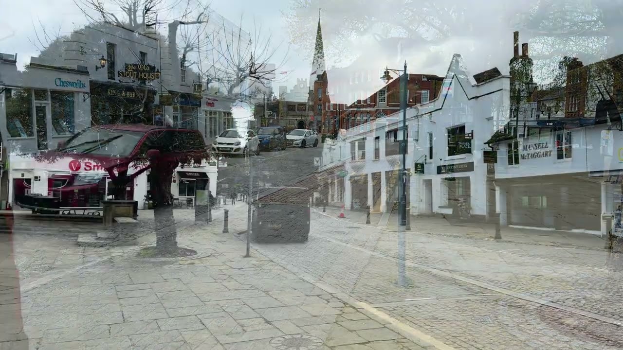 Horsham town centre I phone 15 pro max. Apple Pro Res HDR 4K