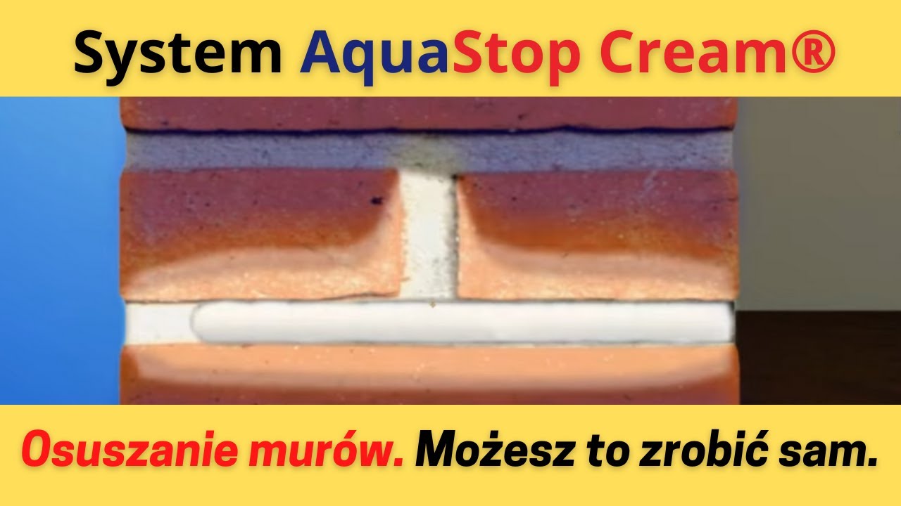 Instrukcje, jak samodzielnie osuszać mur | Osuszanie murów poprzez iniekcje AquaStop Cream®