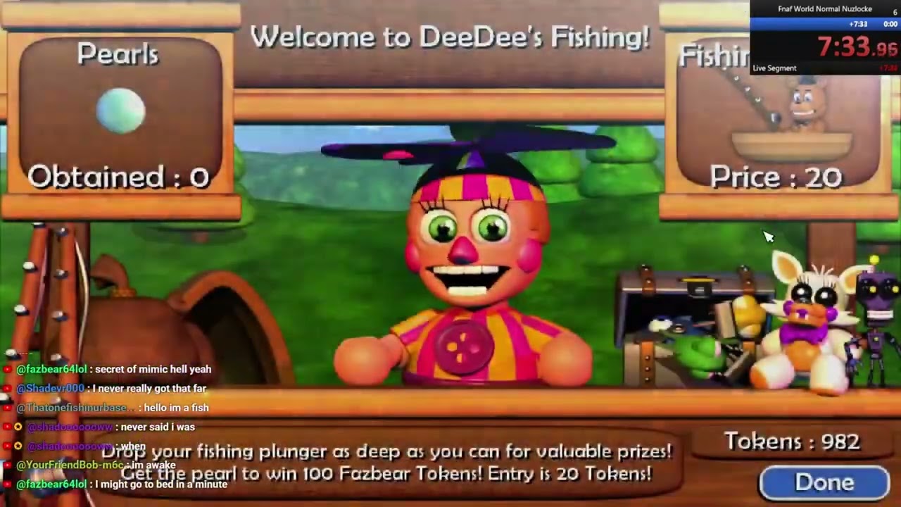 FNAF World Refreshed – Nuzlocke Speedrun (Normal)