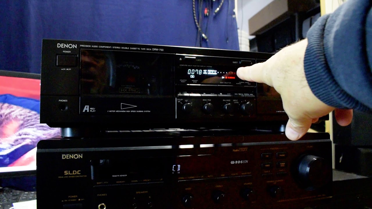 DENON DRW750 RITKA JÓ MINŐSÉGI  DUPLA KAZETTÁS DECK ELADÓ!