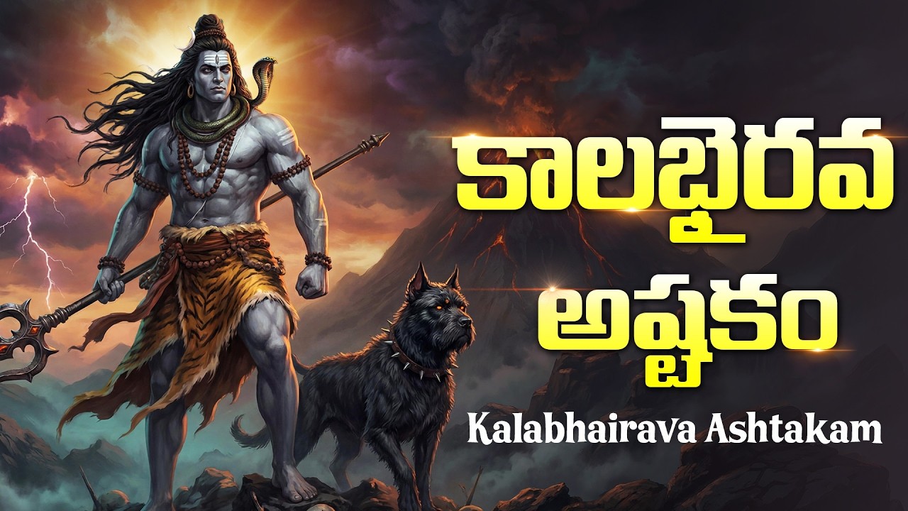 Kalabhairava Ashtakam Telugu Lyrics | కాలభైరవాష్టకం పూర్తి స్తోత్రం | Kala Bhairava Stotram