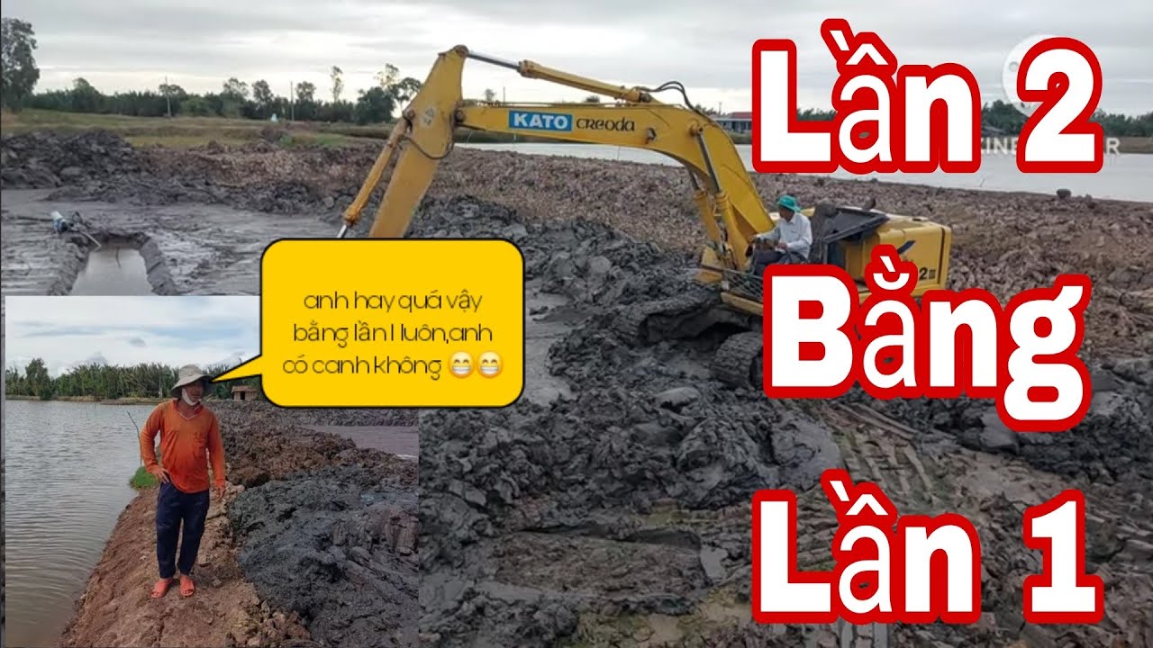 Xe cuốc miền tây_máy đào kato lấy đáy 2 ao công nghiệp 1đáy tròn 1 đáy xi phon dài theo yêu cầu 