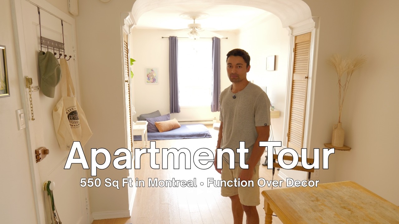 He Prioritized Function Over Decor in His 550 Sq Ft Montreal Studio Apartment &ndash; FULL TOUR