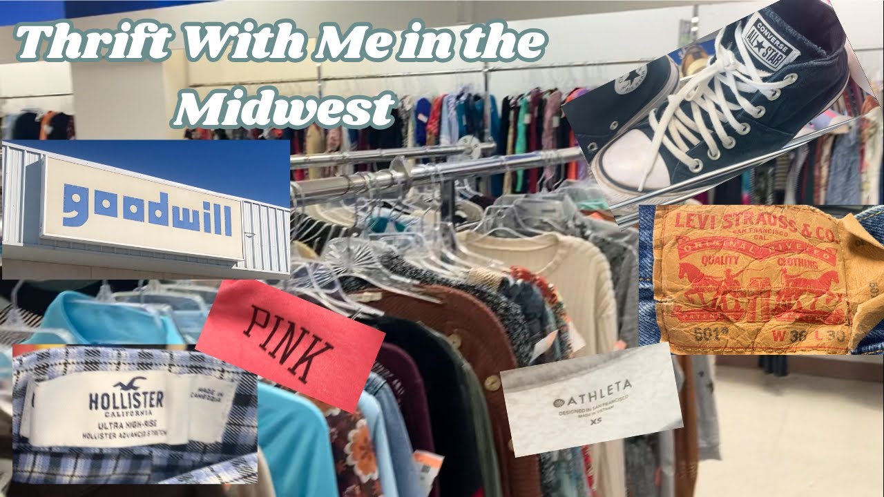 thrift with me in a midwest goodwill! what its like to thrift in the midwest