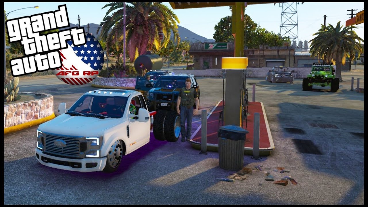GTA 5 ROLEPLAY - TRADED FOR A BAGGED POWERSTROKE INSTANTLY PULLED OVER - EP. 973 - AFG -  CIV