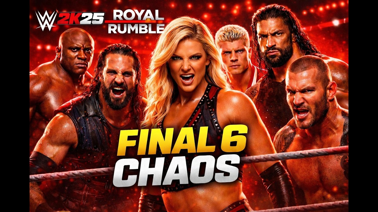 FINAL 6 Went INSANE 😳 | WWE 2K25 Royal Rumble