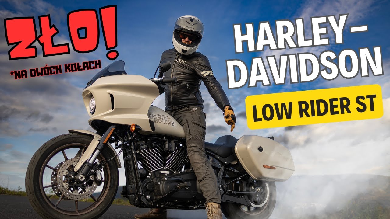 Harley-Davidson Low Rider ST: Jakie to jest ZŁE!!