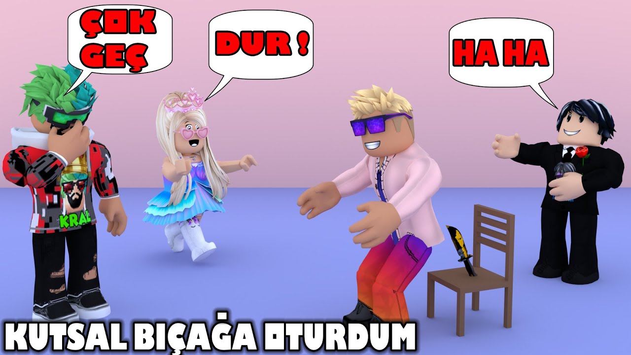 ÇOK KOMİK BÖLÜM ! Kutsal Bıçak Popomuzu Kesti  | Roblox Murder Mystery