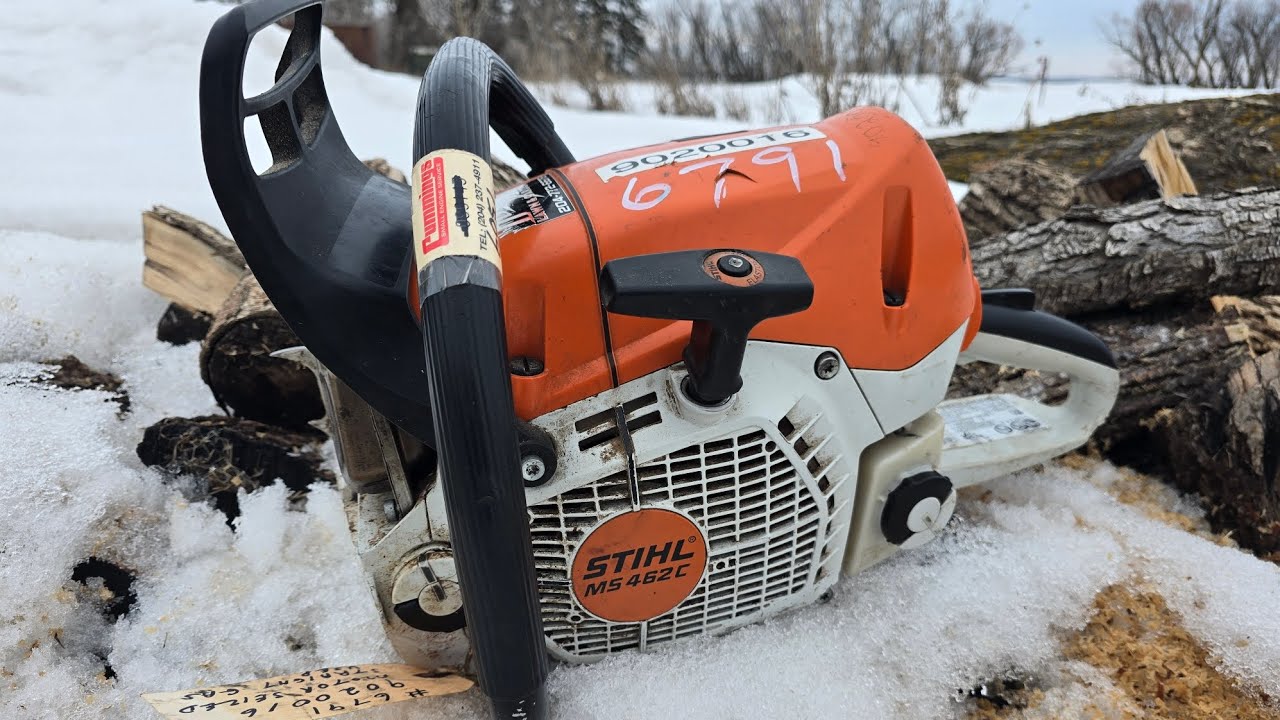 INSIDE A BLOWN UP STIHL MS462 CHAINSAW