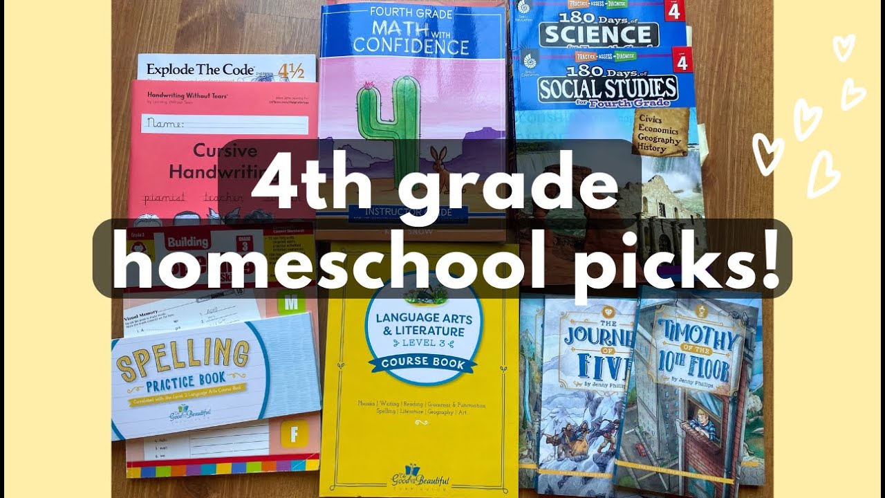 4th grade Homeschool Curriculum Picks! 2025-2026
