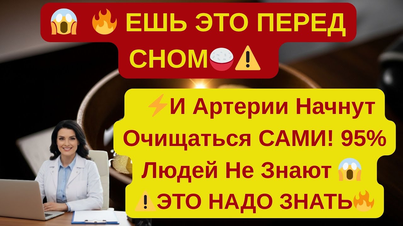 🔥 ЕШЬ ЭТО ПЕРЕД СНОМ — и Артерии Начнут Очищаться САМИ! 95% Людей Не Знают 😱