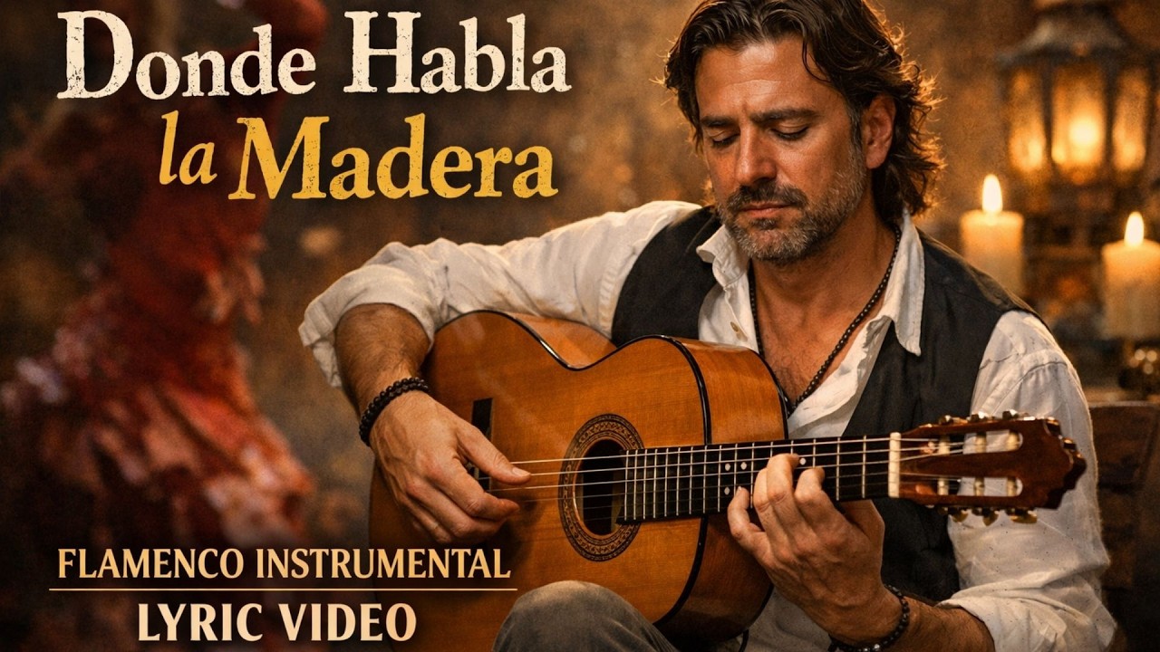 Donde Habla la Madera - Viejitas Románticas 80s  - Lyrics Video (Letra)