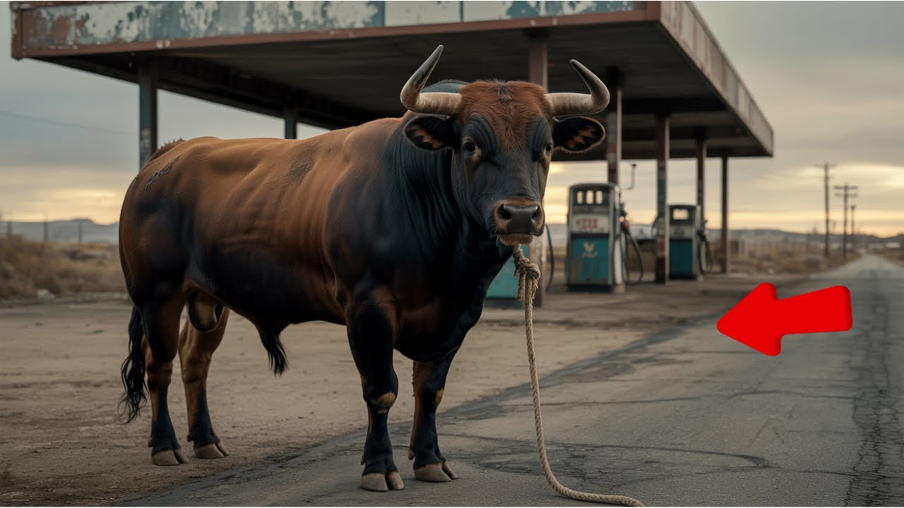Family Abandons Bull at Gas Station — But What He Did Next Will Shock You